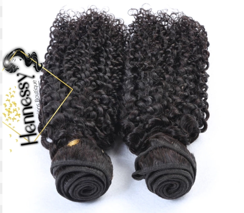Luxurious Curly Human Hair Extensions