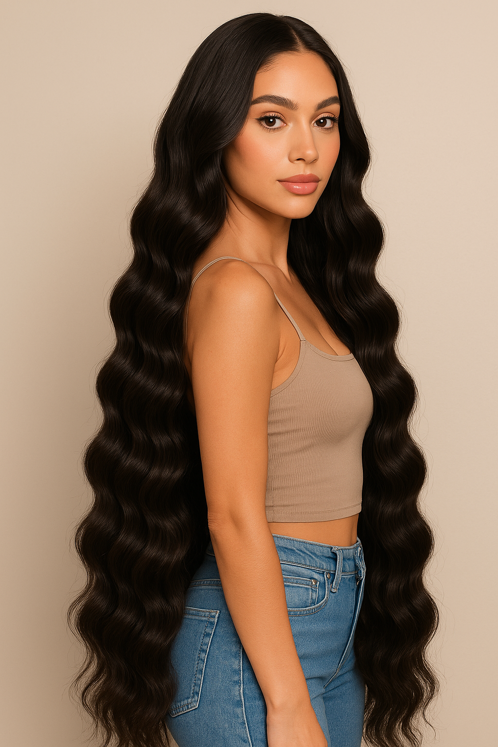 Premium Wavy Human Hair Extensions