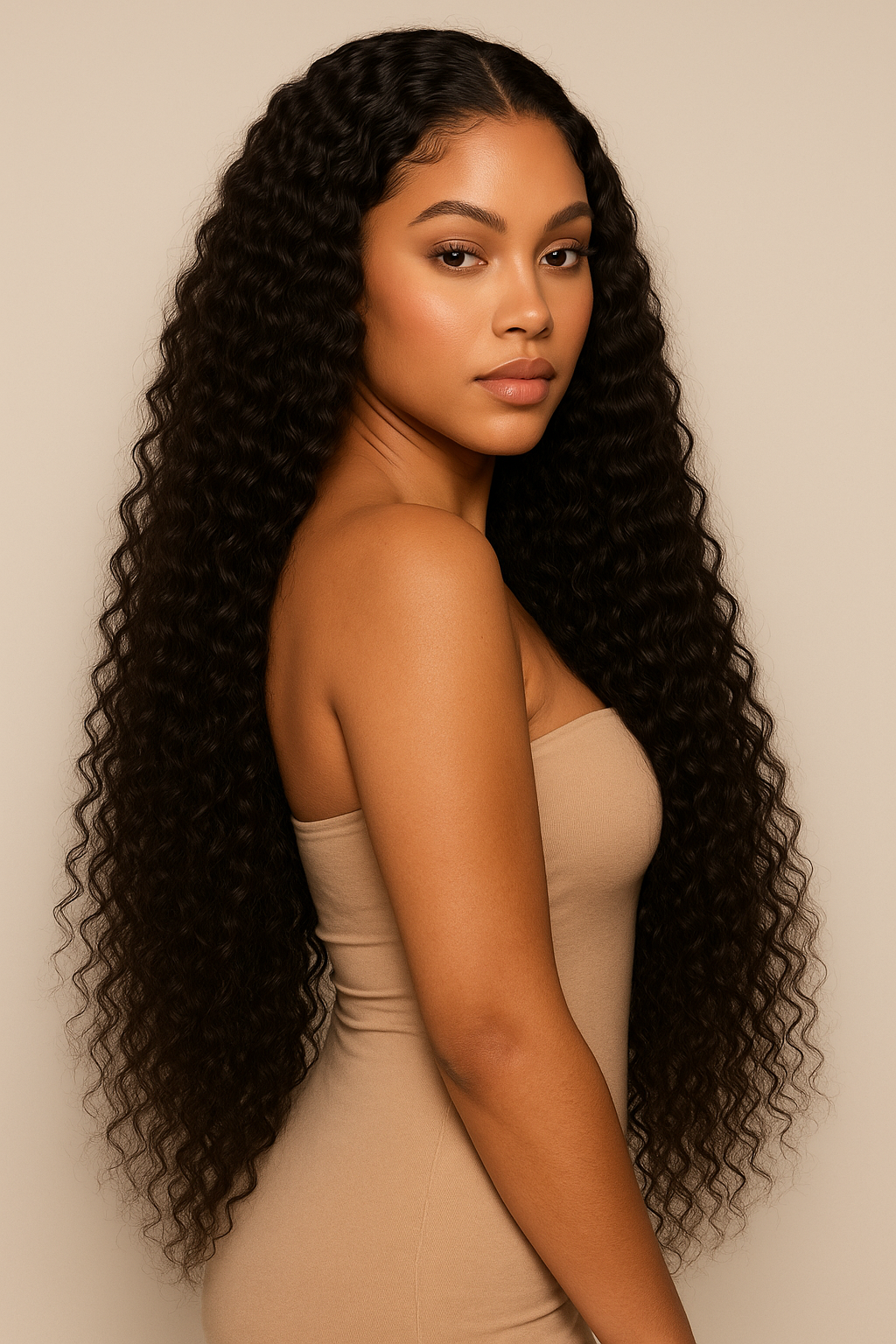Luxurious Curly Human Hair Extensions