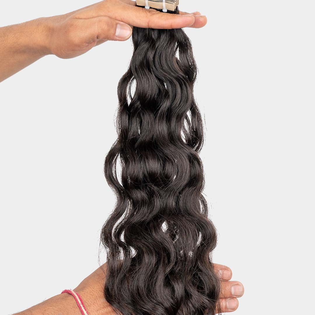 Premium Wavy Human Hair Extensions