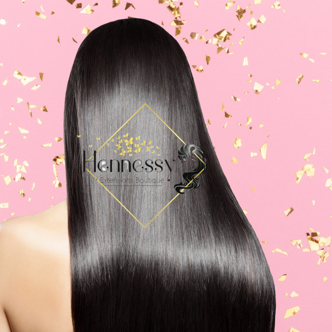 Sleek and Silky Straight Human Hair Extensions
