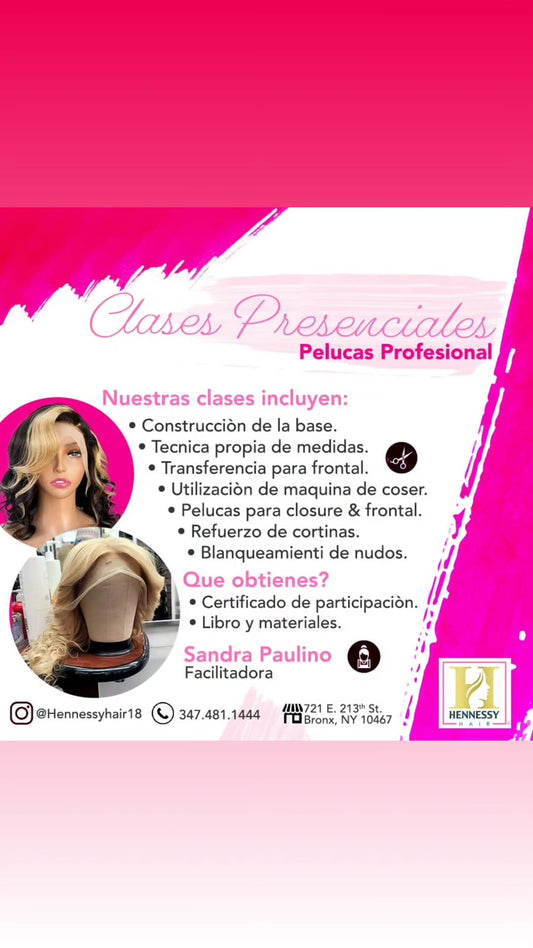 Curso como confección de pelucas