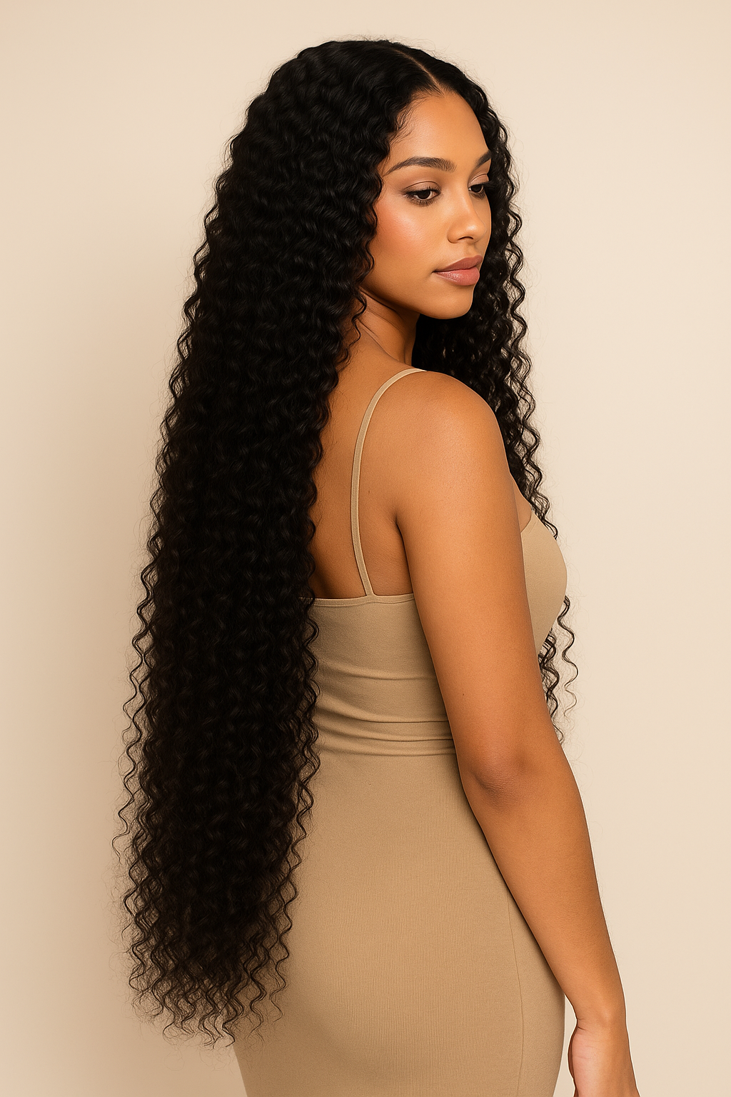 Luxurious Curly Human Hair Extensions